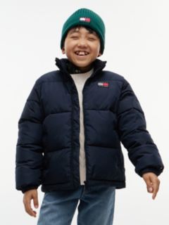 Essential Ripstop Relaxed Puffer Jacket — Blue 1