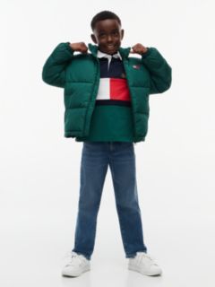Essential Ripstop Relaxed Puffer Jacket — Green 2