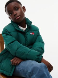 Essential Ripstop Relaxed Puffer Jacket — Green 3