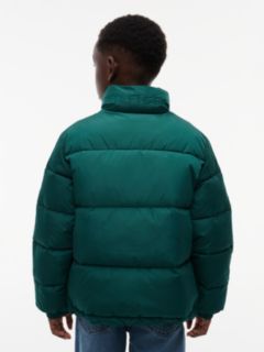 Essential Ripstop Relaxed Puffer Jacket — Green 4