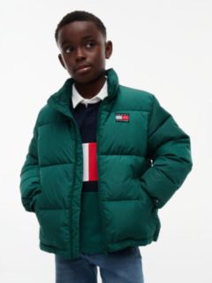 Essential Ripstop Relaxed Puffer Jacket — Green 1