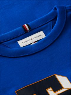 Varsity Logo Relaxed Jersey T-Shirt — Blue 6