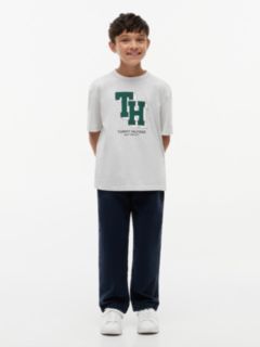 Varsity Logo Relaxed Jersey T-Shirt — Grey 2