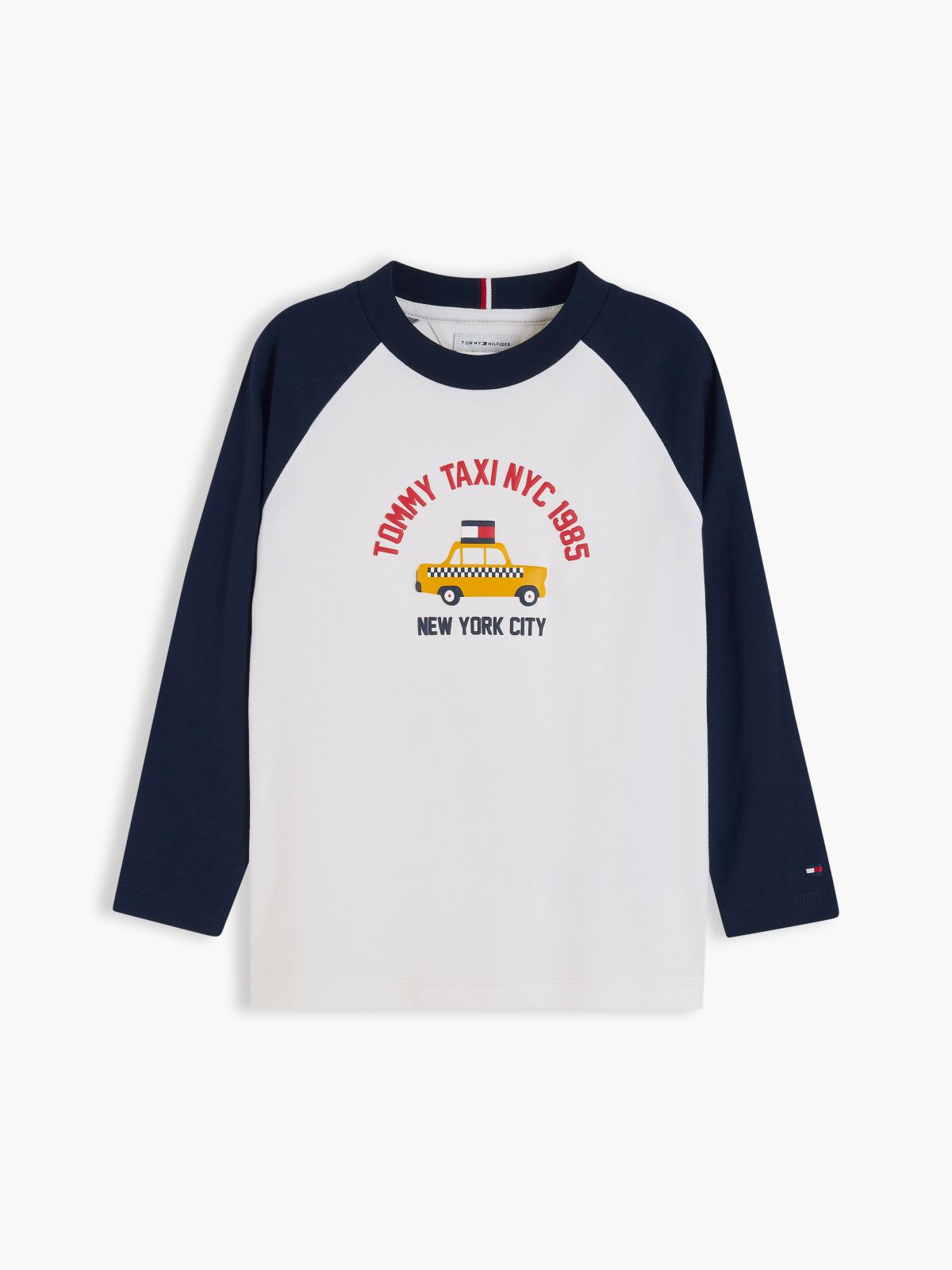 Graphic Relaxed Long Sleeve T-Shirt — Blue