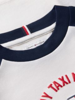 Graphic Relaxed Long Sleeve T-Shirt — Blue 6