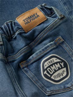 Graphic Elasticated Waist Wide Leg Jeans — Denim 6