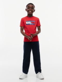 Flag Graphic Jersey T-Shirt — Red 2