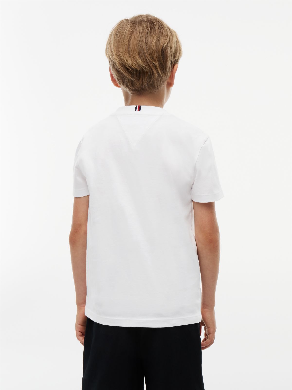Flag Graphic Jersey T-Shirt — White