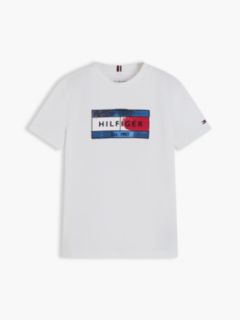 Flag Graphic Jersey T-Shirt — White 5
