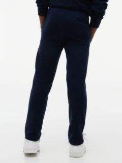 Essential Logo Flag Embroidery Joggers — Blue 2
