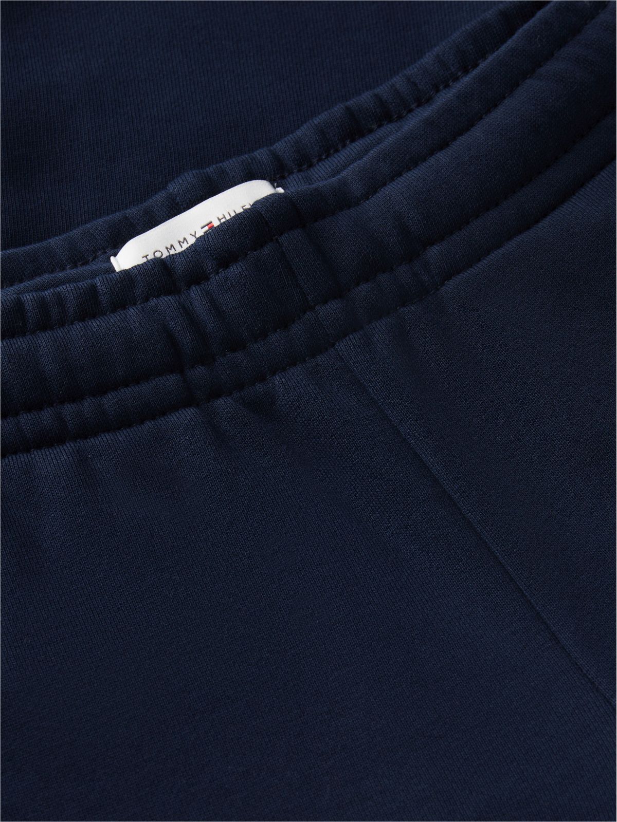 Essential Logo Flag Embroidery Joggers — Blue