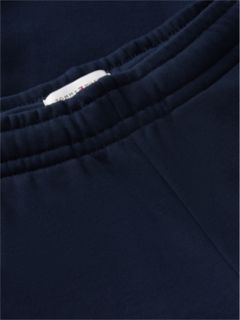 Essential Logo Flag Embroidery Joggers — Blue 6