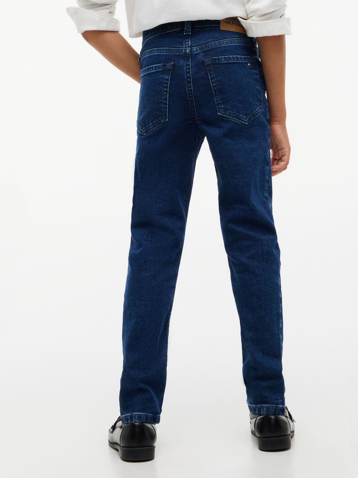 Scanton Slim Global Stripe Jeans — Denim