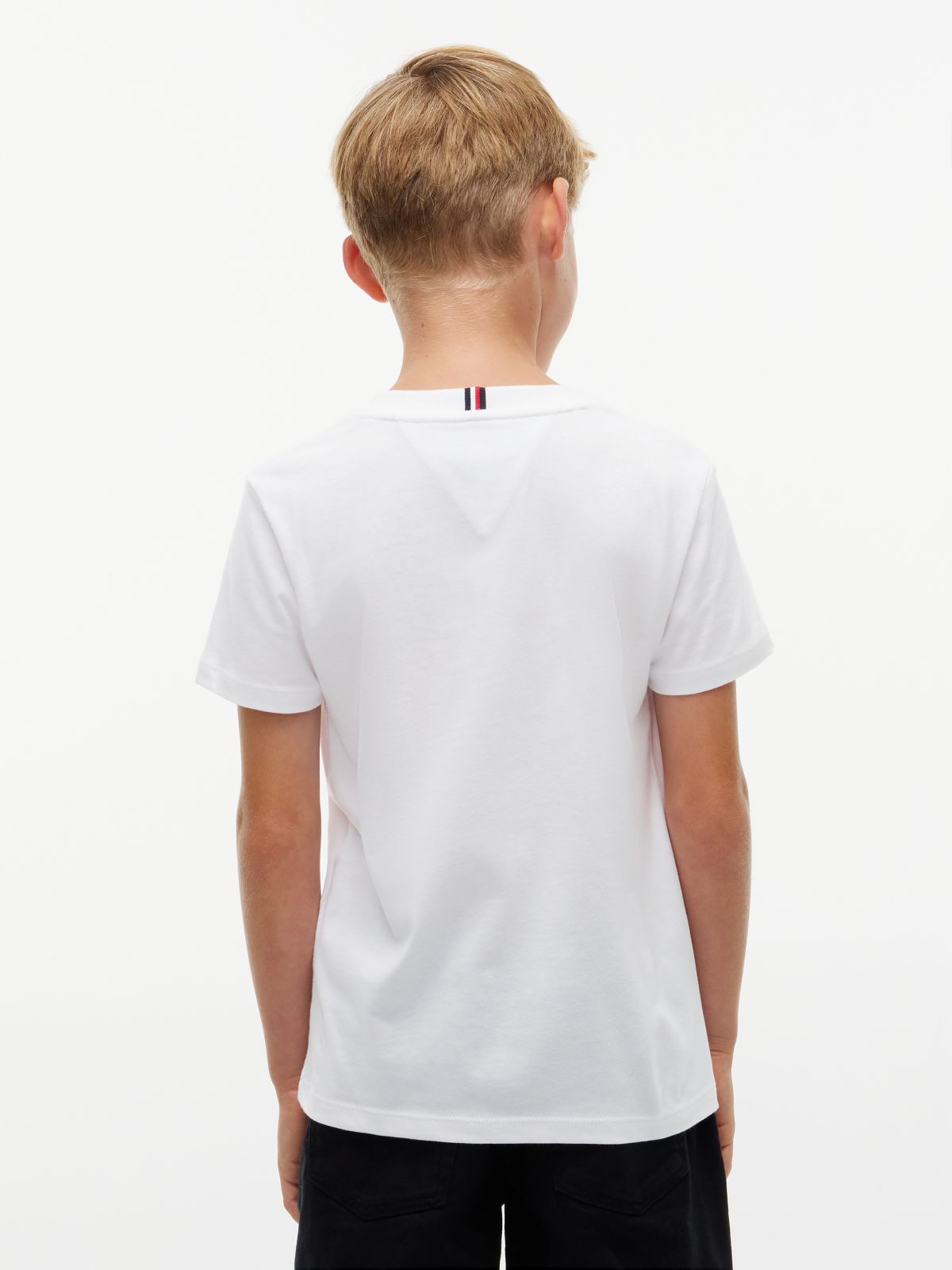 Logo Jersey Crew Neck T-Shirt — White