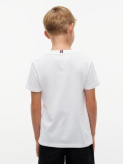 Logo Jersey Crew Neck T-Shirt — White 4