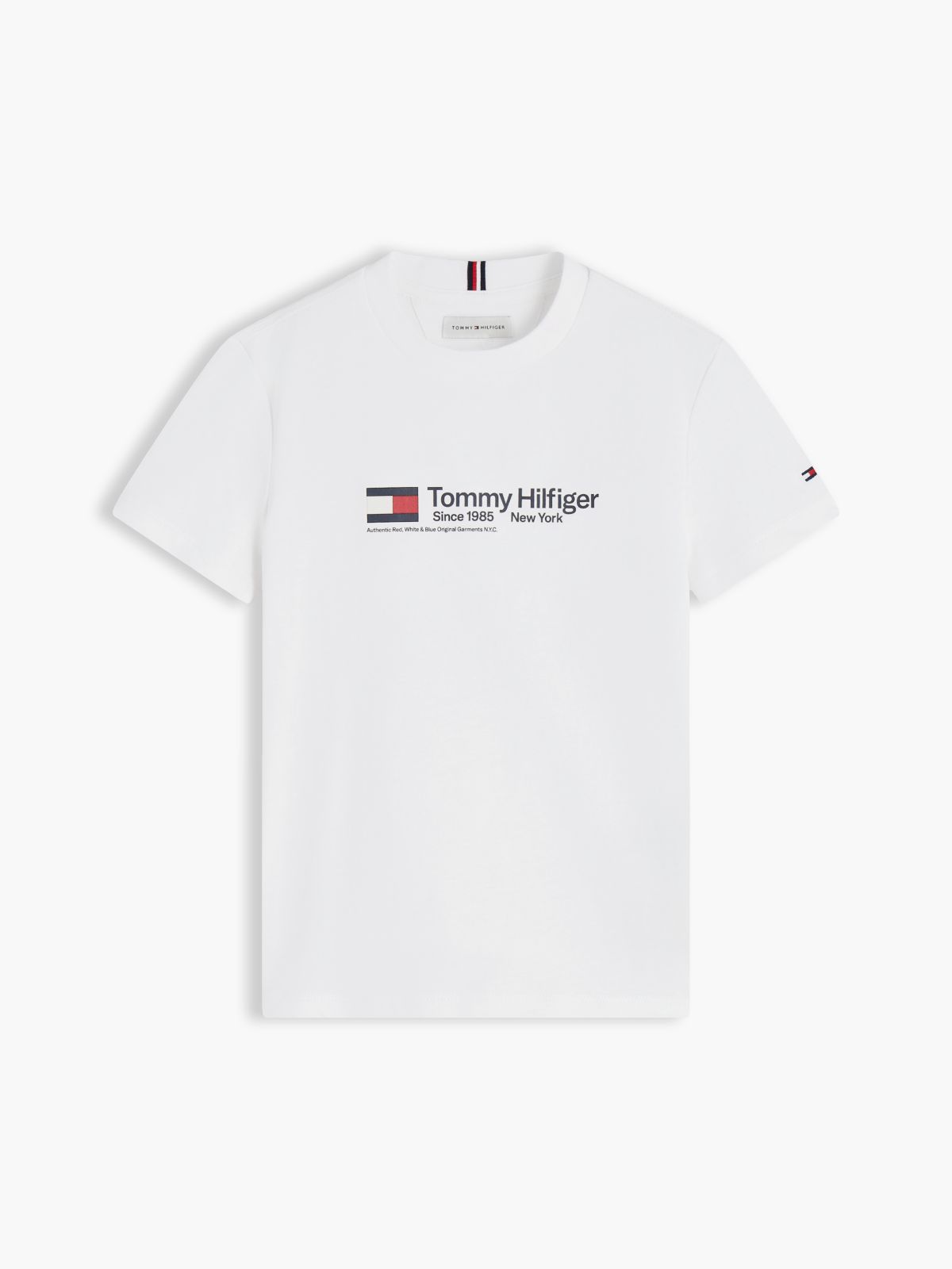 Logo Jersey Crew Neck T-Shirt — White