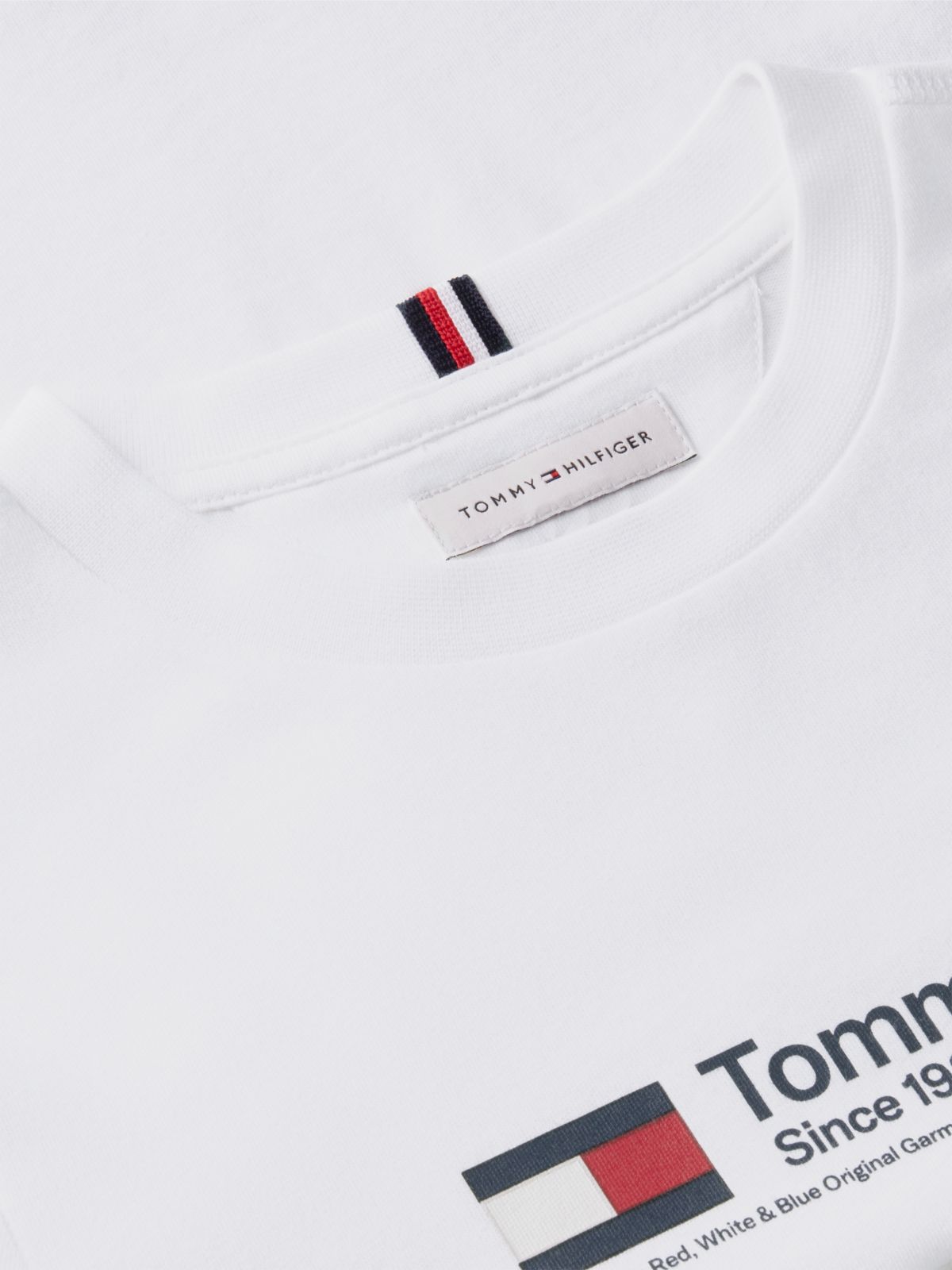 Logo Jersey Crew Neck T-Shirt — White