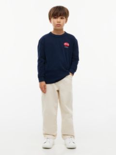 Back Logo Long Sleeve T-Shirt — Blue 2