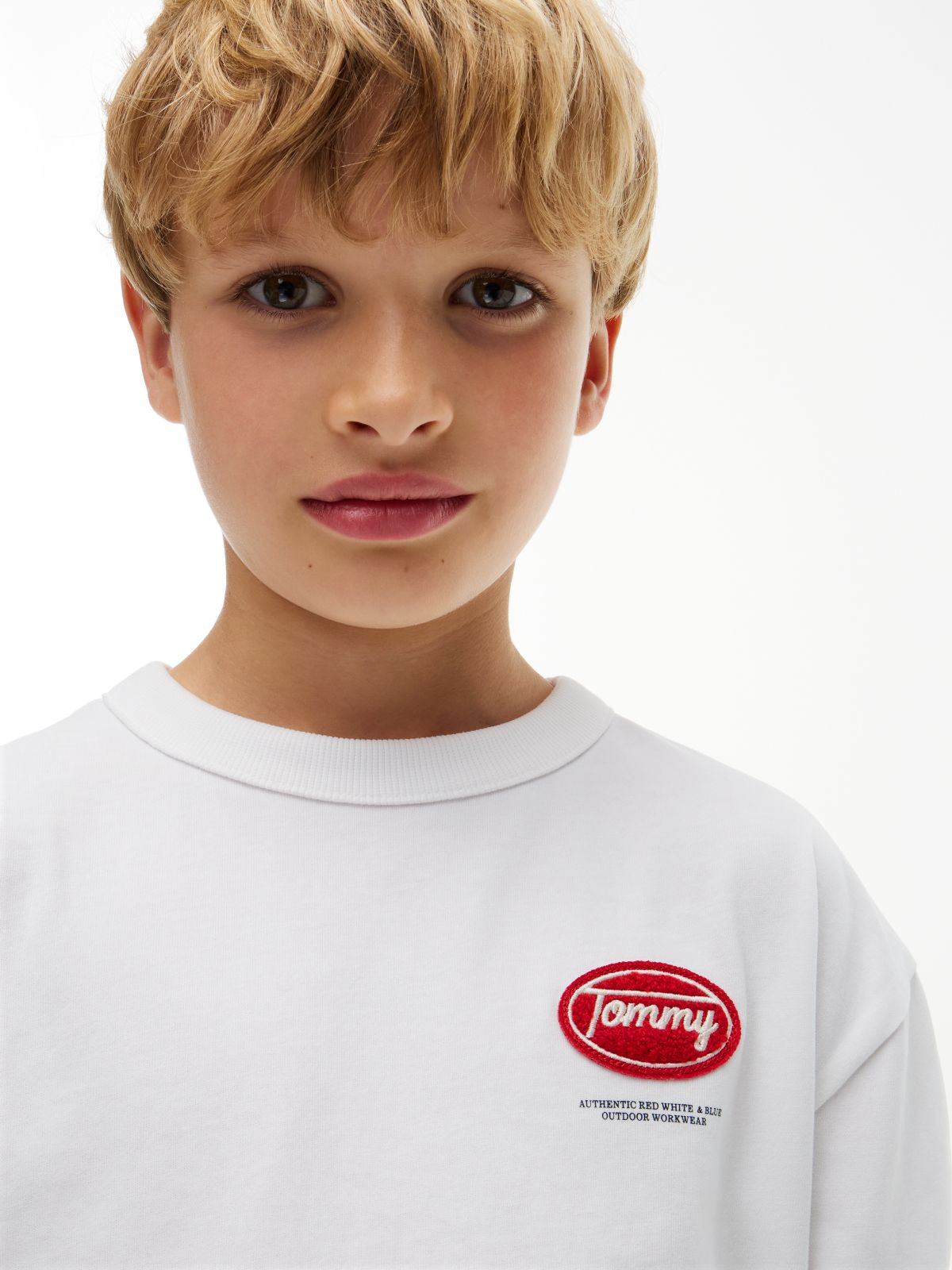 Back Logo Long Sleeve T-Shirt — White