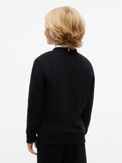 Essential Logo Terry Sweatshirt — Black 4