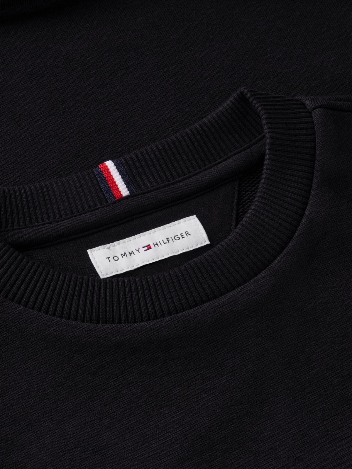 Essential Logo Terry Sweatshirt — Black
