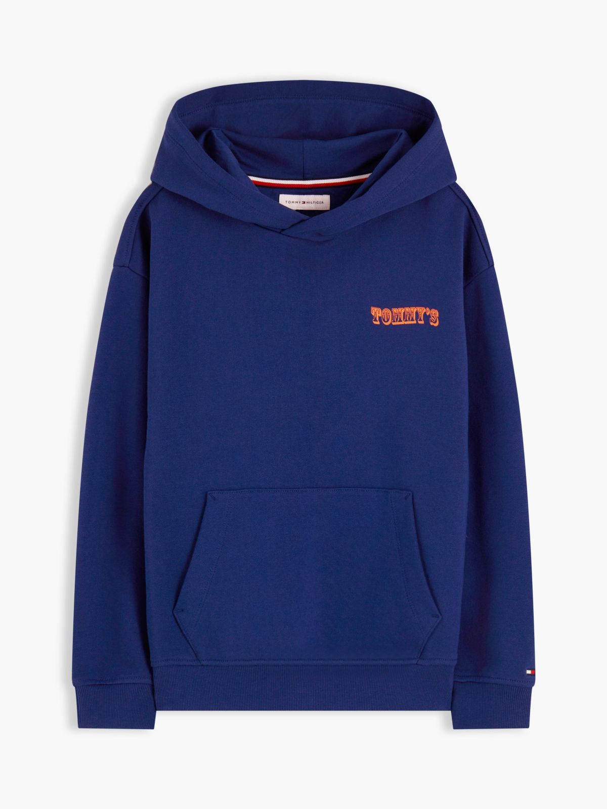 Essential Back Graphic Terry Hoody — Blue
