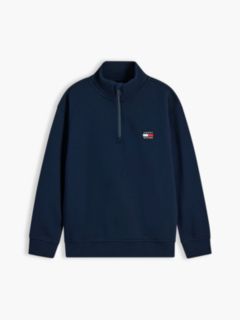Essential Terry Quarter-Zip Sweatshirt — Blue 5