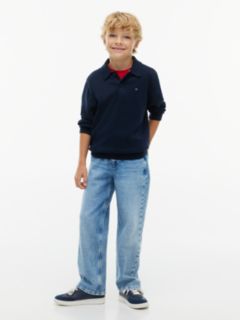 Essential Lightweight Polo Jumper — Blue 2