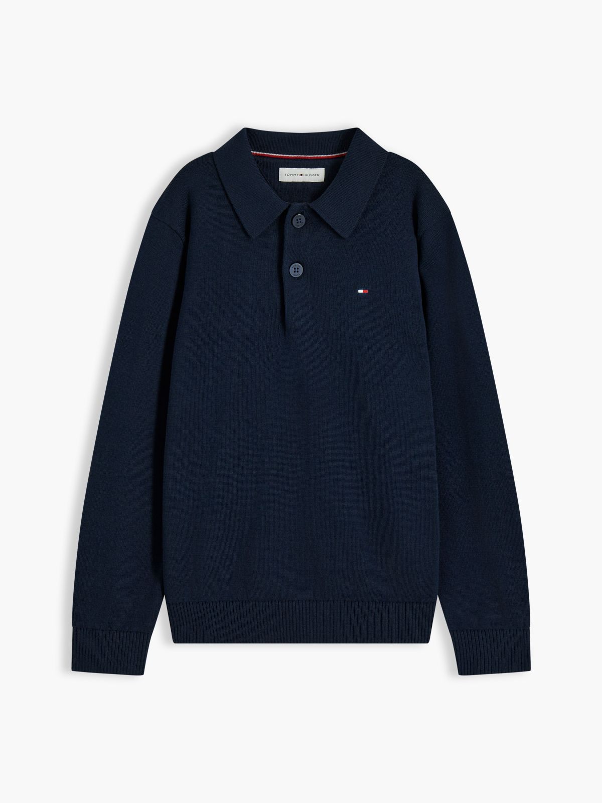 Essential Lightweight Polo Jumper — Blue