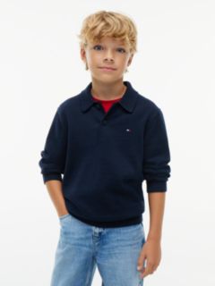 Essential Lightweight Polo Jumper — Blue 1