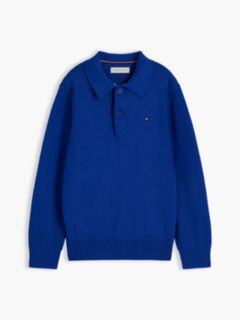Essential Lightweight Polo Jumper — Blue 5