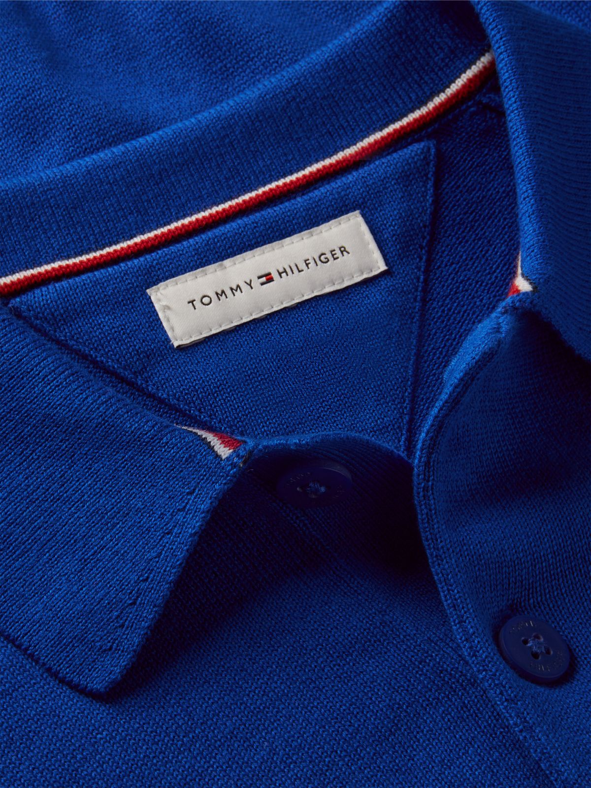 Essential Lightweight Polo Jumper — Blue