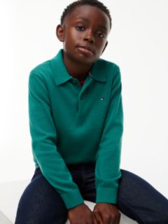 Essential Lightweight Polo Jumper — Green 3