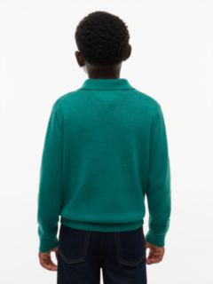 Essential Lightweight Polo Jumper — Green 4