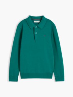 Essential Lightweight Polo Jumper — Green 5
