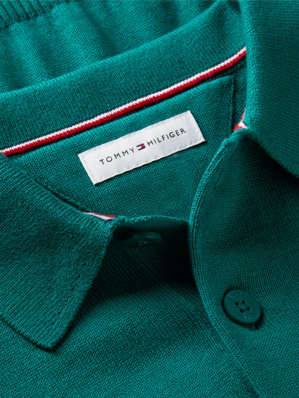 Essential Lightweight Polo Jumper — Green