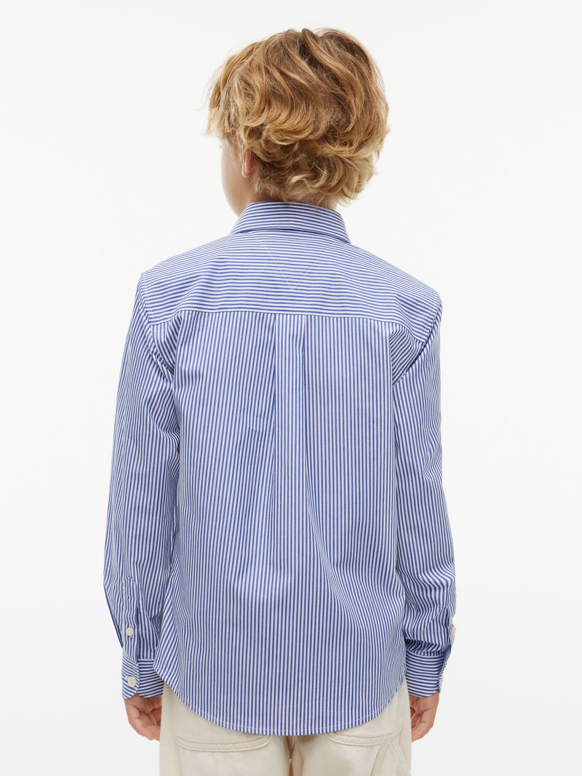 Essential Regular Fit Non-Iron Poplin Shirt — Blue