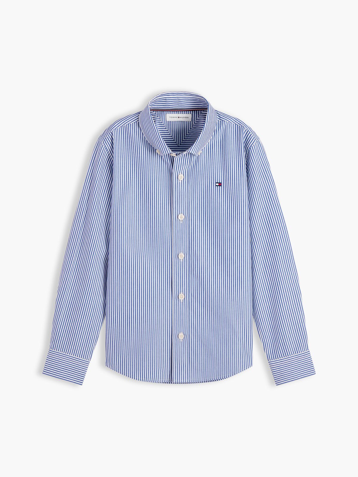 Essential Regular Fit Non-Iron Poplin Shirt — Blue