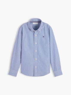 Essential Regular Fit Non-Iron Poplin Shirt — Blue 5