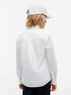 Essential Regular Fit Non-Iron Poplin Shirt — White 4