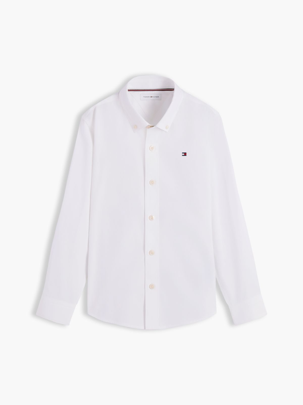 Essential Regular Fit Non-Iron Poplin Shirt — White