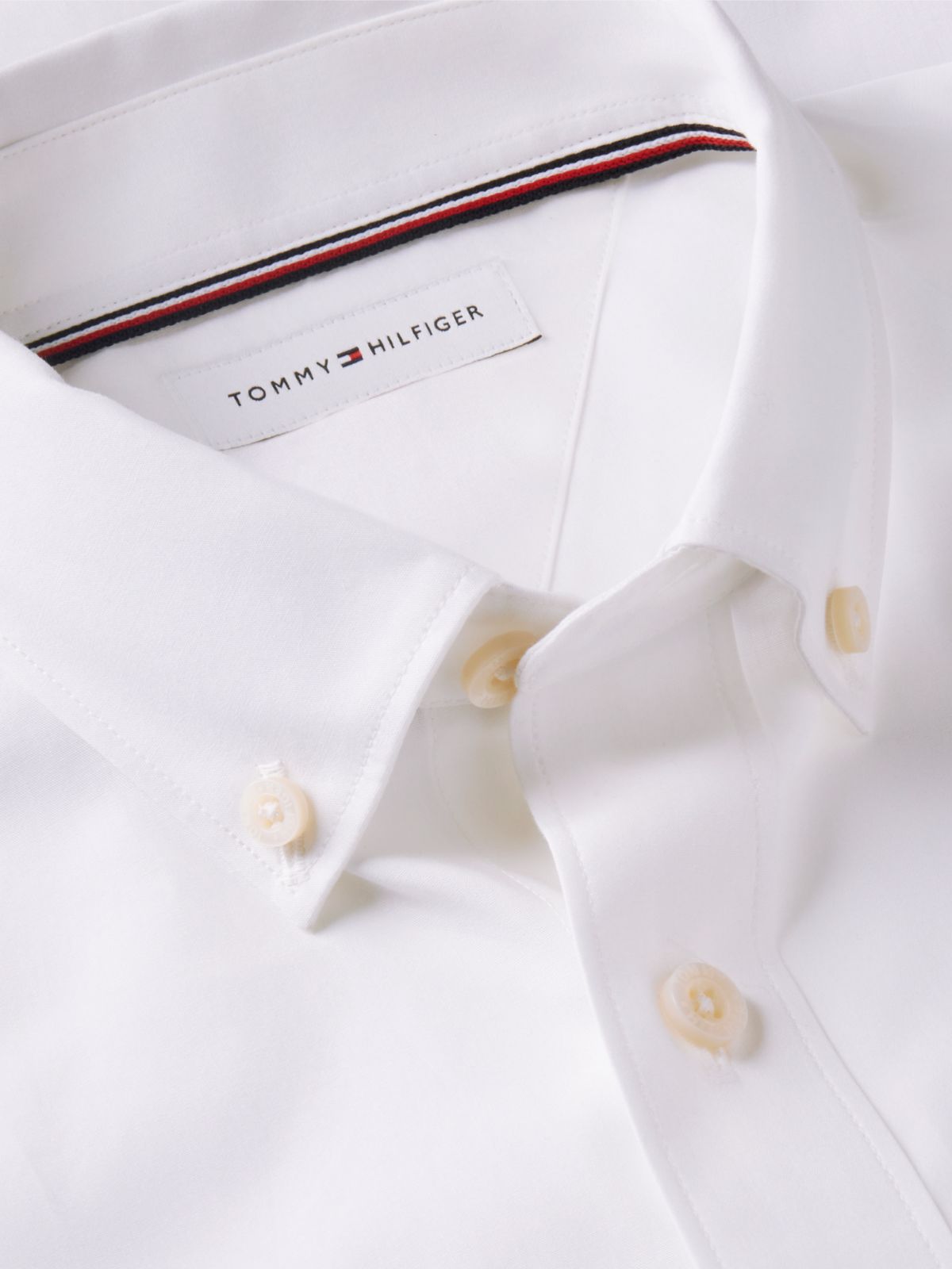 Essential Regular Fit Non-Iron Poplin Shirt — White