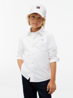 Essential Regular Fit Non-Iron Poplin Shirt — White 1