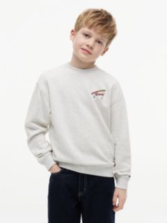 Back Logo Graphic Sweatshirt — Grey 1
