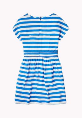 Vestido Blue Seven Manga Larga Diseño De Rayas Color Beige Para Niña – Guatemala