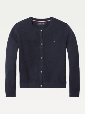 tommy hilfiger grey cardigan