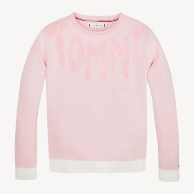 tommy pink jumper