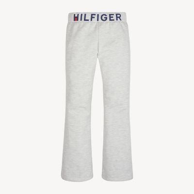 grey flared joggers