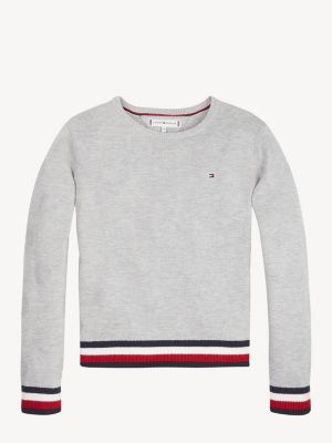 tommy grey jumper