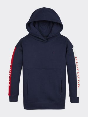 tommy hilfiger essential logo fleece sweatshirt